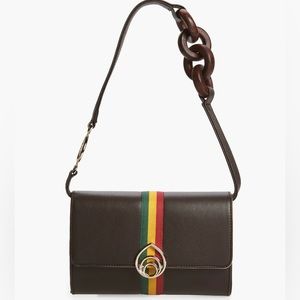 Brother Vellies Lijadu Carved Wood Leather Bag